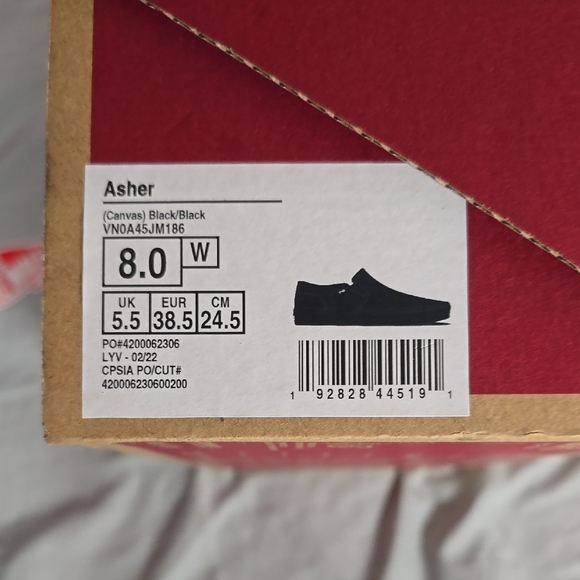 Vans Black Slip-On Sneakers - Picture 2 of 8